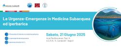 Le urgenze-emergenze in Medicina Subacquea ed Iperbarica